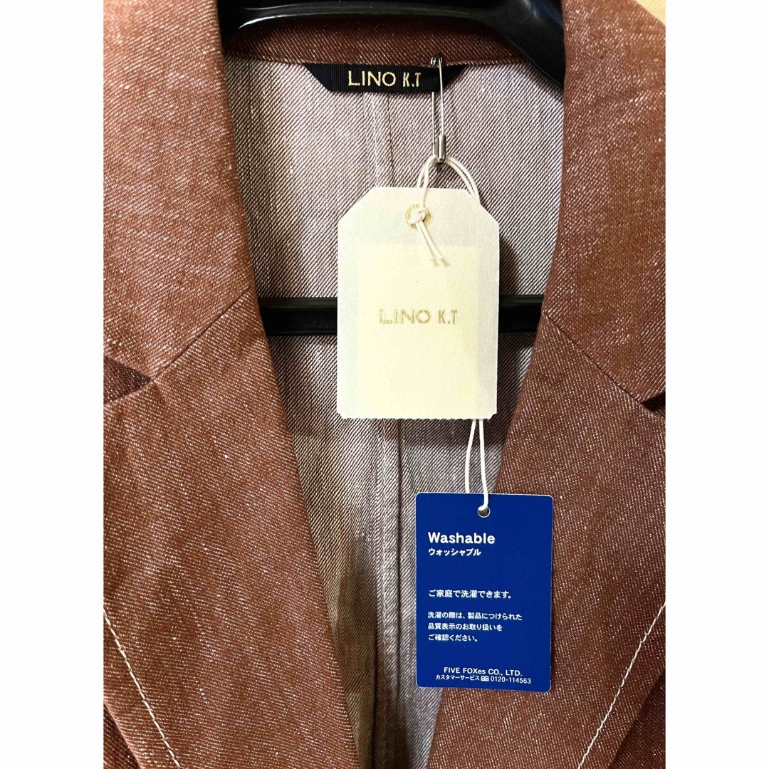 ⑨ブレザー《 LINO K.T 》ウォッシャブル・ジャケット M±新品 即送 レディースのジャケット/アウター(テーラードジャケット)の商品写真