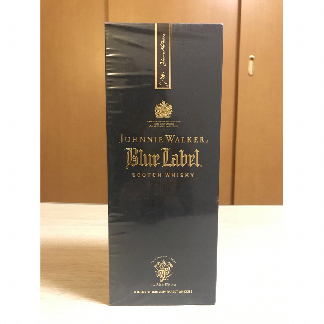 未開封★Johnny Walker【ジョニーウォーカー】 ブルーラベル 750ml 冊子付 箱付