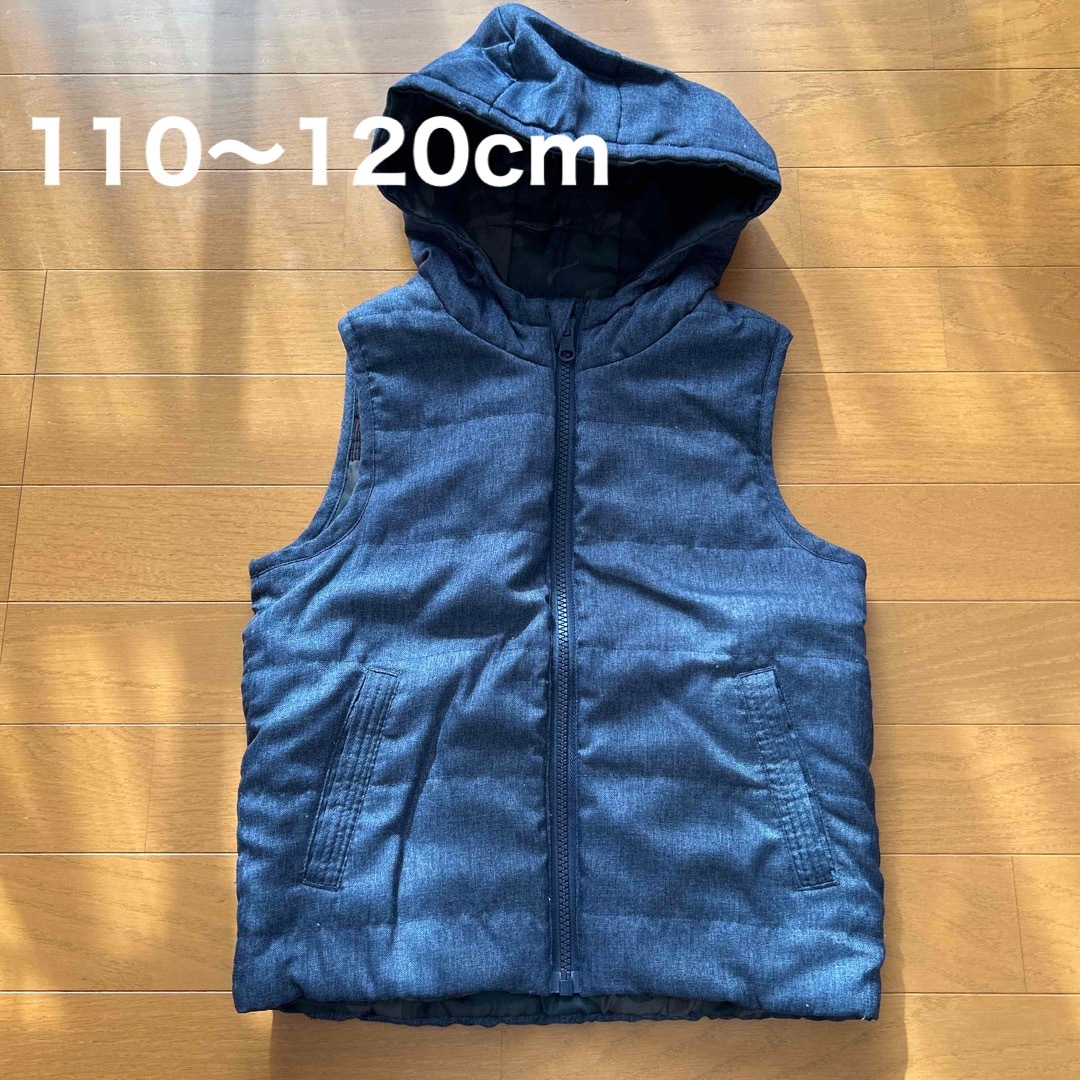 GLOBAL WORK(グローバルワーク)のグローバルワーク リバーシブル ベスト 110～120cm キッズ/ベビー/マタニティのキッズ服男の子用(90cm~)(ジャケット/上着)の商品写真