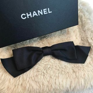 シャネル(CHANEL)の★美品★CHANEL　シャネル　ブローチ　リボン　サテン　ヴィンテージ(ブローチ/コサージュ)