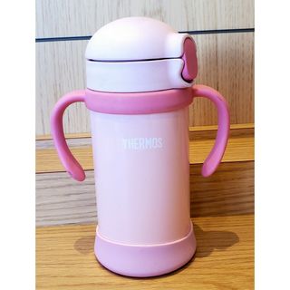 サーモス(THERMOS)の展示品 サーモス 魔法瓶のベビーストローマグ 保冷専用 ピンク(水筒)