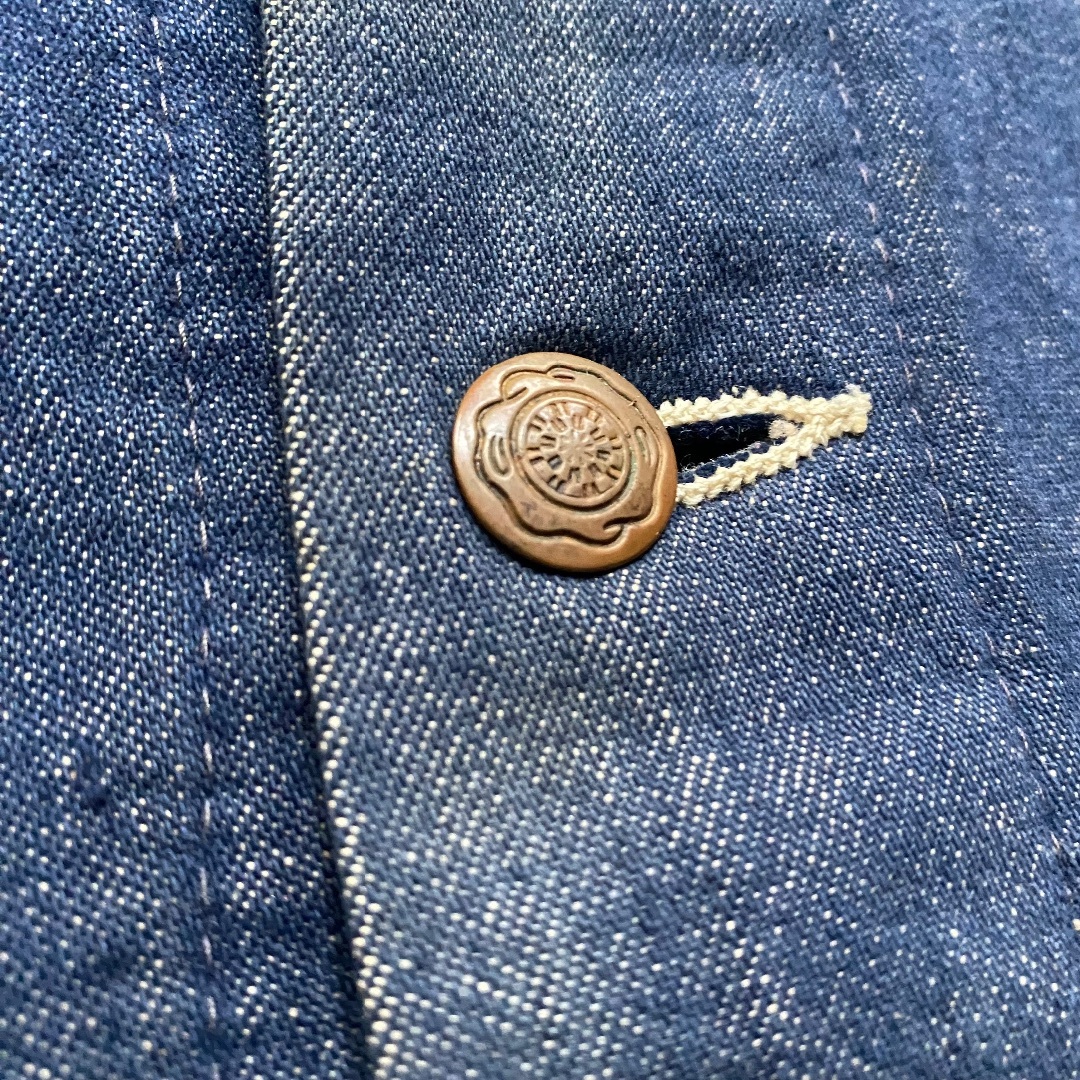 Wrangler - 70s ラングラー カバーオール 濃紺 ブランケット付き Wrangler - 70s ラングラー カバーオール 濃紺 ブランケット付き