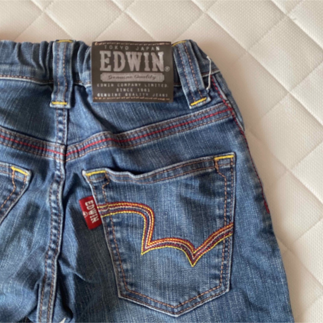 EDWIN(エドウィン)の美品　エドウィン　キッズ　デニム　130cm キッズ/ベビー/マタニティのキッズ服男の子用(90cm~)(パンツ/スパッツ)の商品写真