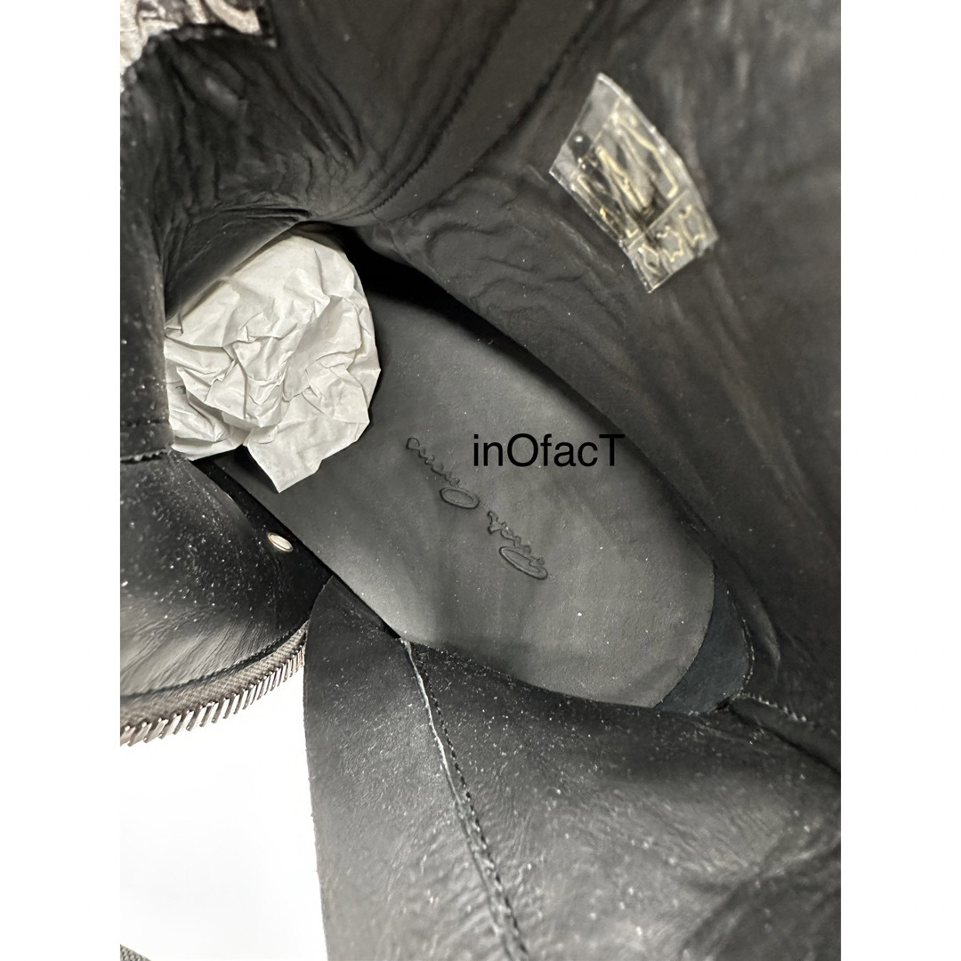 Rick Owens(リックオウエンス)のRick Owens リックオウエンス メガバンパー ラモーンズ ハイカット メンズの靴/シューズ(スニーカー)の商品写真