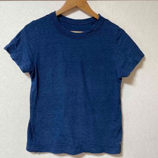 フォーティファイブアール(45R)の45R インディゴ デニム シャツ  Tシャツ レディース ブラウス 長袖 半袖(Tシャツ(半袖/袖なし))