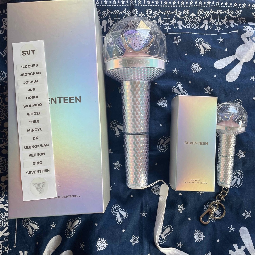 SEVENTEEN CARAT棒 ver2 キーリング カラット棒-