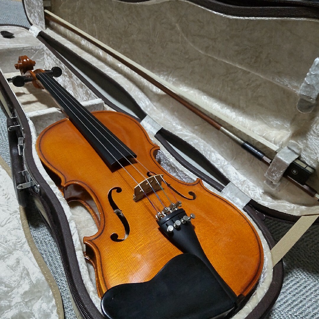 値下げ】【美品】 バイオリン 3/4 チェコ Strunal工房製 虎杢-
