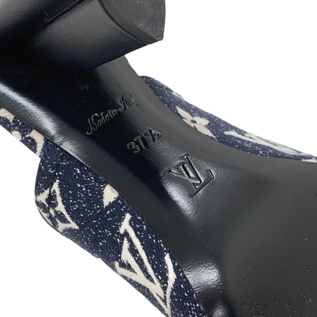 LOUIS VUITTON(ルイヴィトン)のルイヴィトン LOUIS VUITTON シルエットライン サンダル 靴 シューズ デニム ネイビー モノグラム レディースの靴/シューズ(サンダル)の商品写真