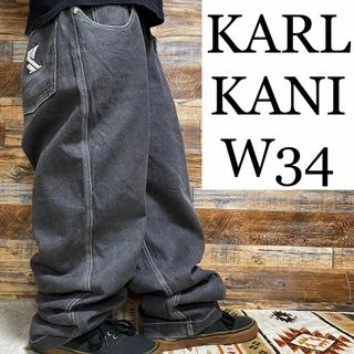 Karl Kani ジーンズ ワッシャー デニムパンツ W34 カールカナイ