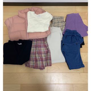 ユニクロ(UNIQLO)の【専用】（130）女の子　秋冬 子供服 まとめ売り(その他)