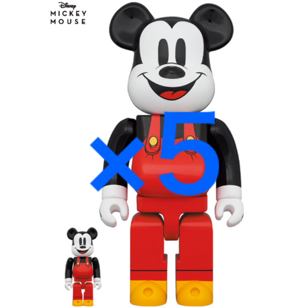 ×5 BE@RBRICK mickey boat builder 100&400