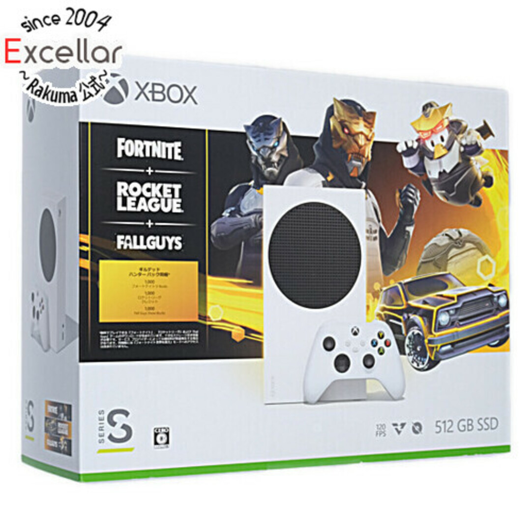 Microsoft　Xbox Series S フォートナイト ロケットリーグ フォールガイズ同梱版　外箱いたみ 元箱あり | フリマアプリ ラクマ