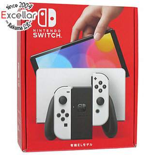 ニンテンドースイッチ(Nintendo Switch)の任天堂　Nintendo Switch 有機ELモデル　HEG-S-KAAAA　ホワイト　外箱いたみ 元箱あり(家庭用ゲーム機本体)