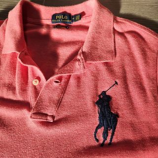 ポロラルフローレン(POLO RALPH LAUREN)のポロラルフローレンポロシャツピンクM(ポロシャツ)