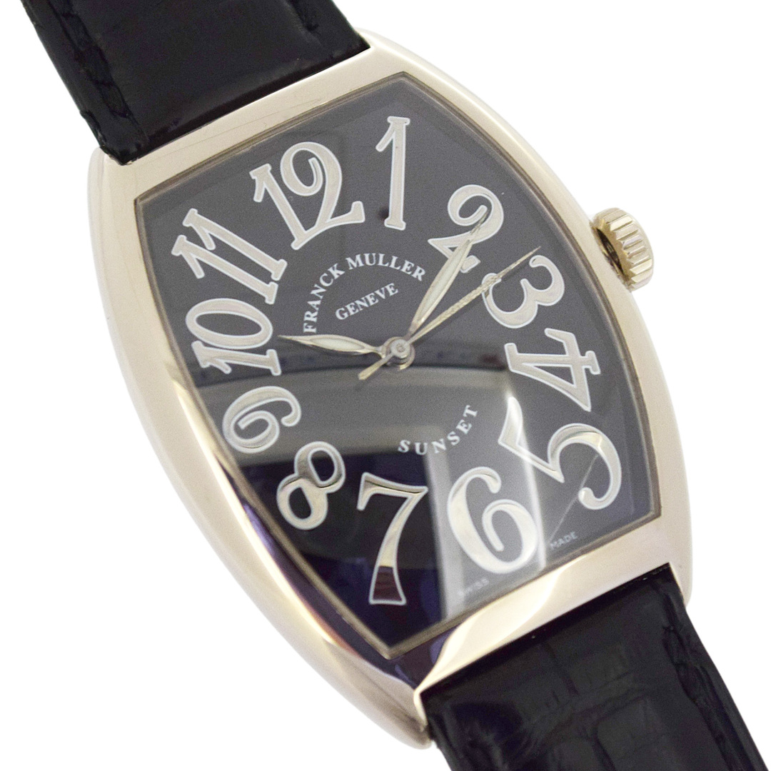 K18WG FRANCK MULLER フランクミュラー  トノーカーベックス サンセット  6850SC  メンズ 腕時計