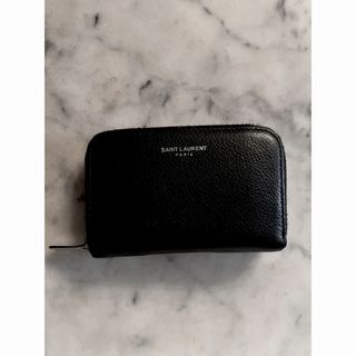 サンローラン(Saint Laurent)のSAINT LAURENT サンローラン レザー コンパクトウォレット メンズ(コインケース/小銭入れ)