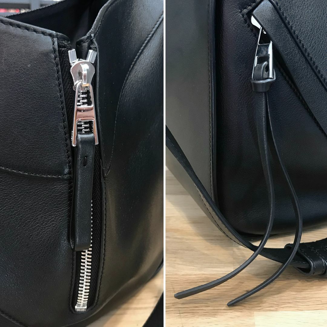 LOEWE(ロエベ)の美品 ロエベ 現行 ハンモック バッグ スモール 2WAY カーフ ブラック 黒 レディースのバッグ(ハンドバッグ)の商品写真