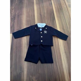 CELINEセリーヌ日本製 ジャケット パンツセートキッズ子供服紺色95サイズ