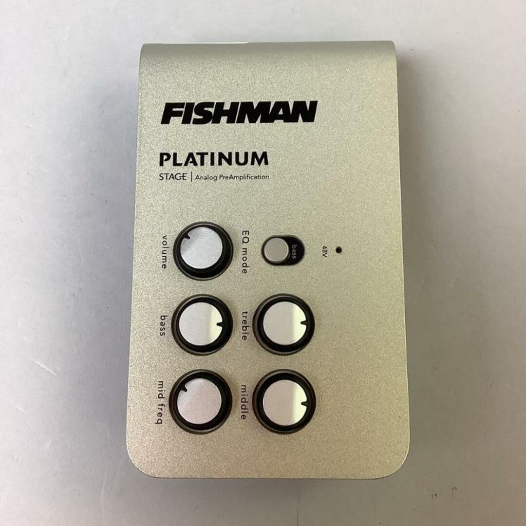 FISHMAN（フィッシュマン）/Platinum Stage EQ/DI Analog Preamp [PRO-PLT-301] 【USED】アコースティック・ギター用エフェクターアコースティック・ギター用マルチエフェクター【成田ボンベルタ店】