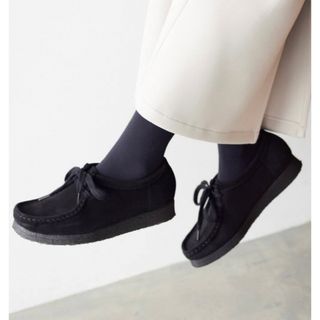 クラークス(Clarks)の【CLARKS / クラークス】 WALLABEE 24.5cm/EUR39(ローファー/革靴)