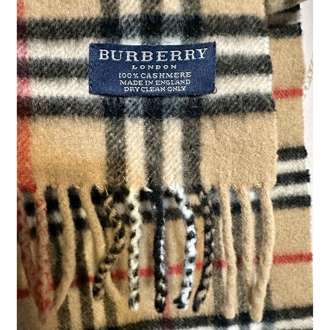 BURBERRY バーバリー cashmere カシミヤ 100% マフラー - マフラー