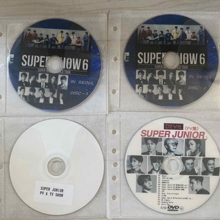 super junior DVD ４枚セット(K-POP/アジア)