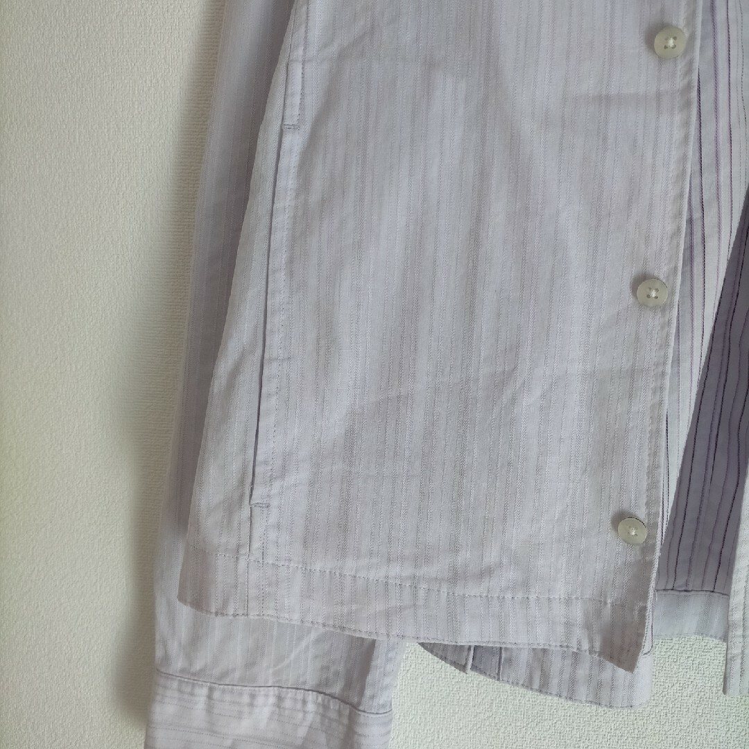 MONSIEUR NICOLE(ムッシュニコル)のMONSIEUR NICOLE スタンドカラー シャツ メンズのトップス(シャツ)の商品写真