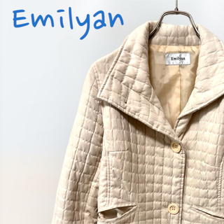 EMILYAN●ファーコート●エミリアン●黒●モダンガール●モガ●上品