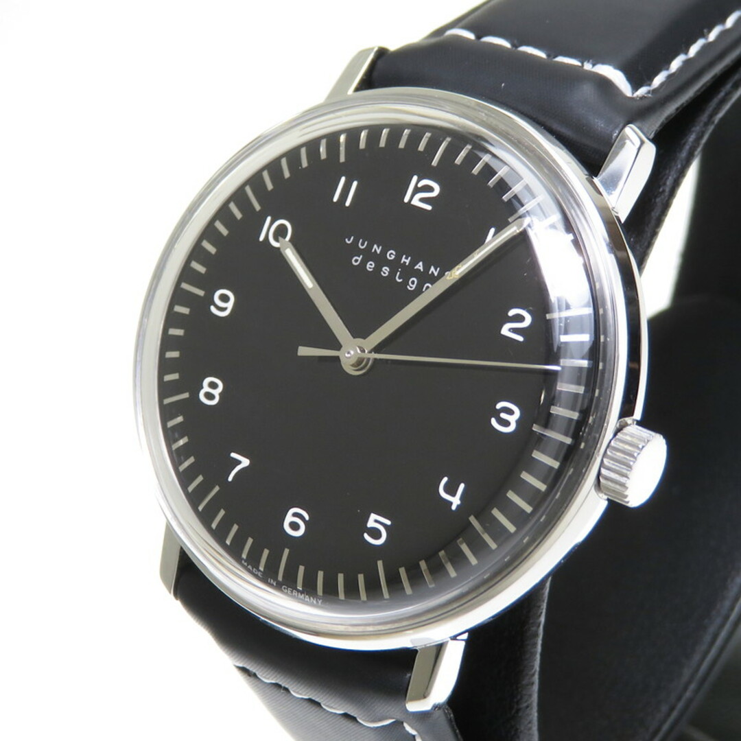 ユンハンス 腕時計 マックスビル ▲ベルト社外製  27.3702