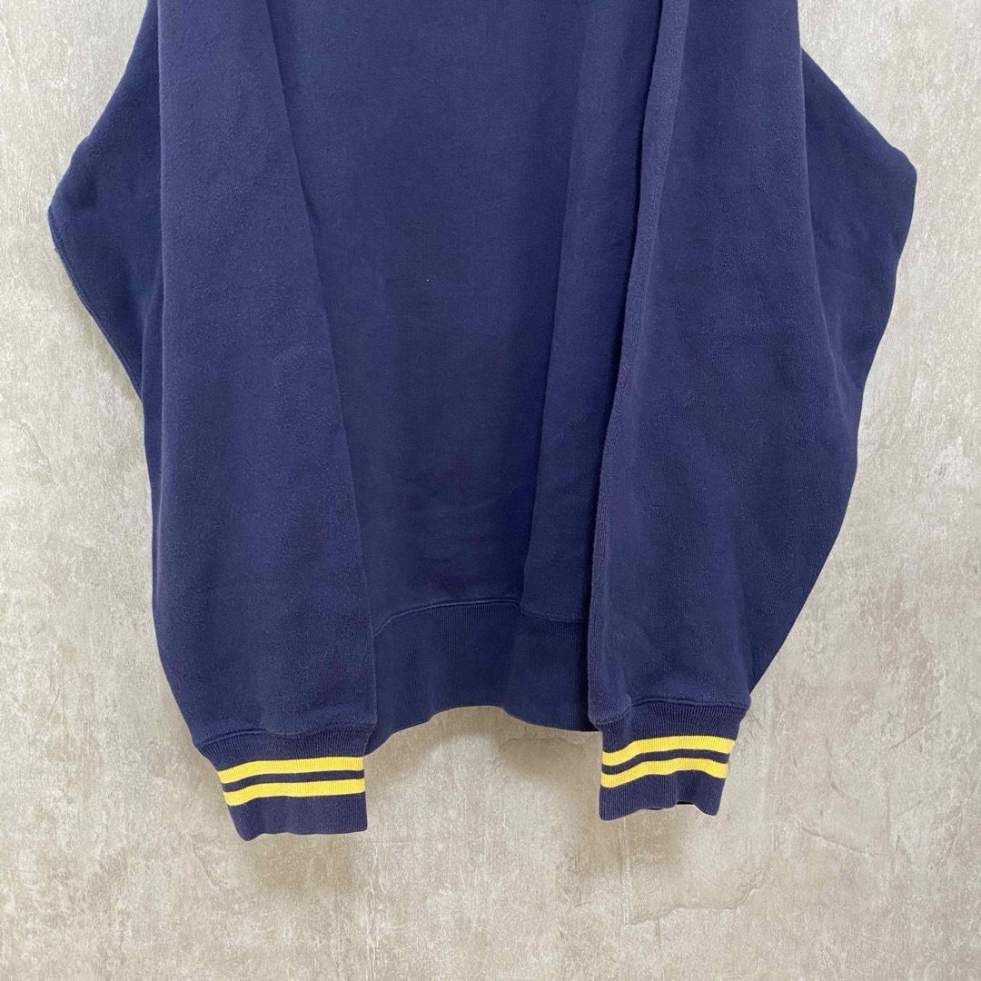美品 90s' ポロラルフローレン プルオーバーパーカー 刺繍ロゴ XXL
