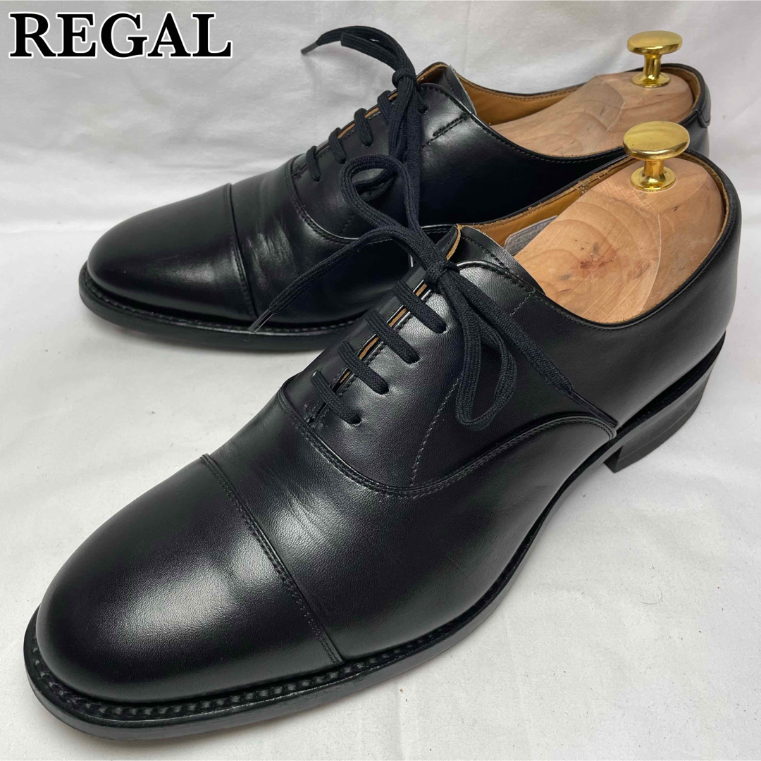 【希少】REGAL 01BL NEW Classic 内羽根 ストレートチップ