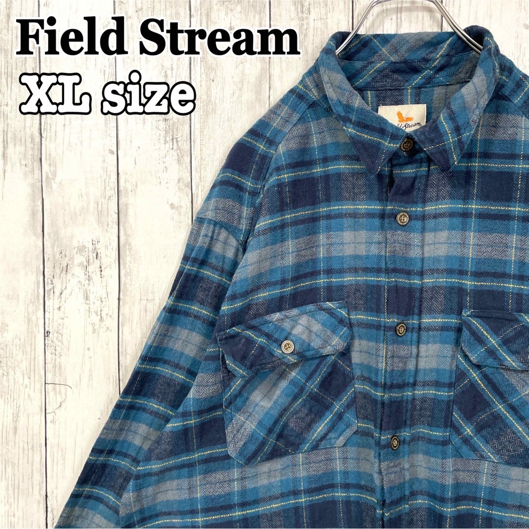 Field Stream ヘビーネルシャツ チェック オーバーサイズ 海外