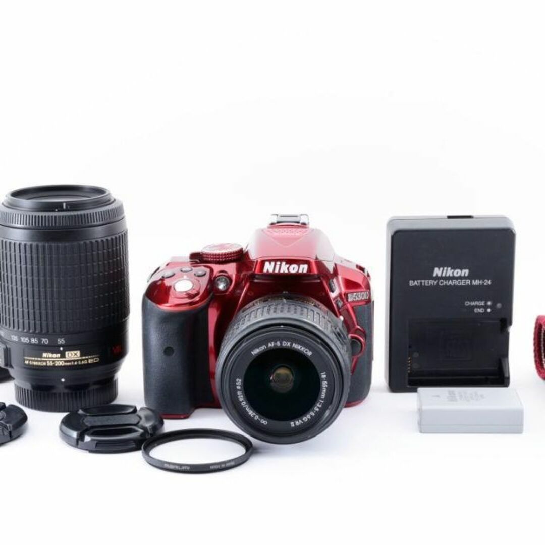 J41】Nikon D5300 ダブルズームキット 一眼レフカメラ J41】Nikon D5300 ダブルズームキット 一眼レフカメラ