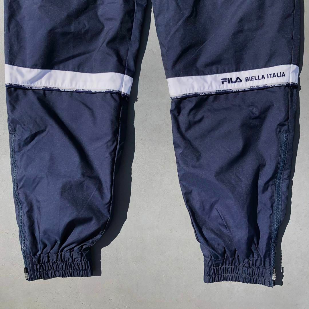 FILA(フィラ)のFILA フィラ ビエライタリア ナイロン トラックパンツ Mサイズ ネイビー メンズのパンツ(その他)の商品写真