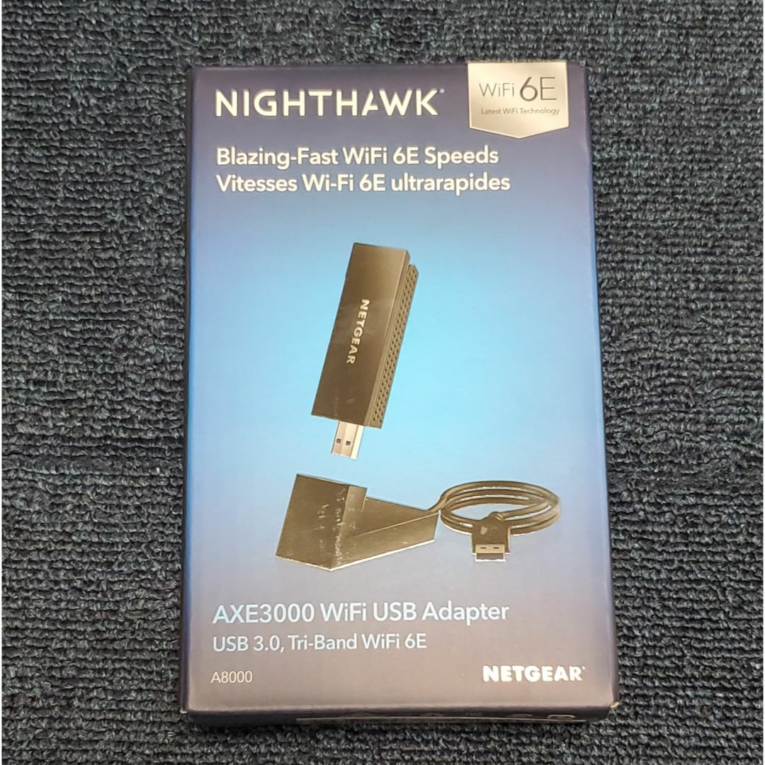 新品  NETGEAR WiFi 6E 対応 無線LAN 子機 AXE3000