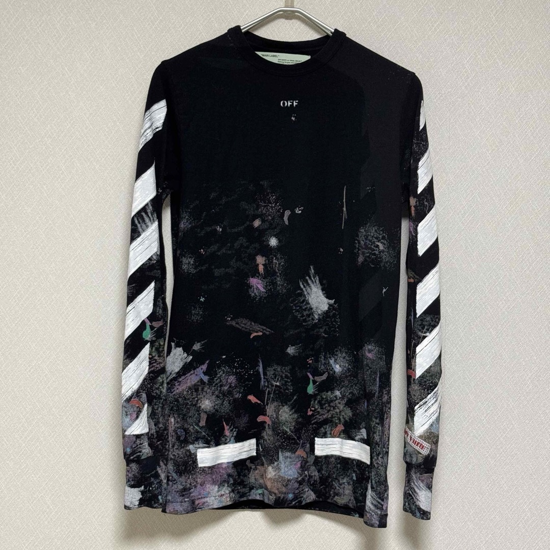 OFF-WHITE GALAXY オフホワイト ギャラクシー 長袖Tシャツ