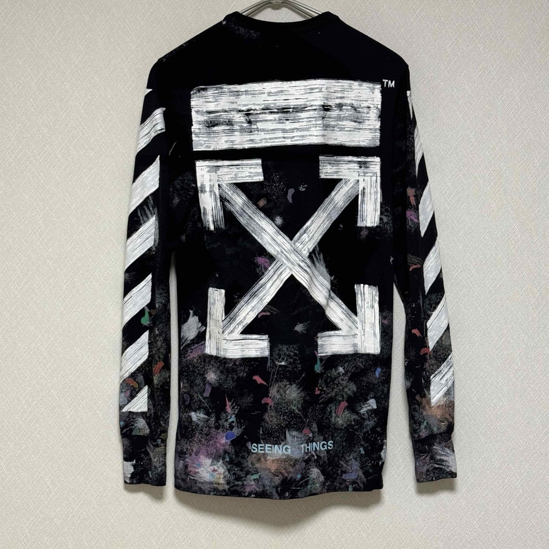 OFF-WHITE - OFF-WHITE GALAXY オフホワイト ギャラクシー 長袖Tシャツ