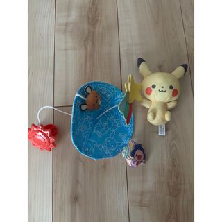 ポケモン(ポケモン)のモンポケ　はじめてのおでかけベビーカーメリー(キャラクターグッズ)