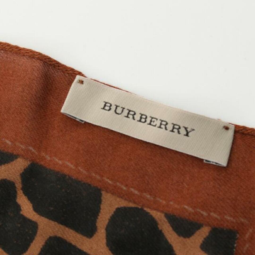 BURBERRY(バーバリー)のヘイマーケットチェック ストール ショール レーヨン カシミヤ ブラウン マルチカラー レディースのファッション小物(ストール/パシュミナ)の商品写真