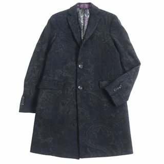 ETRO - 極美品□ETRO/エトロ New Jersey ペイズリー 総柄 ウール 裏