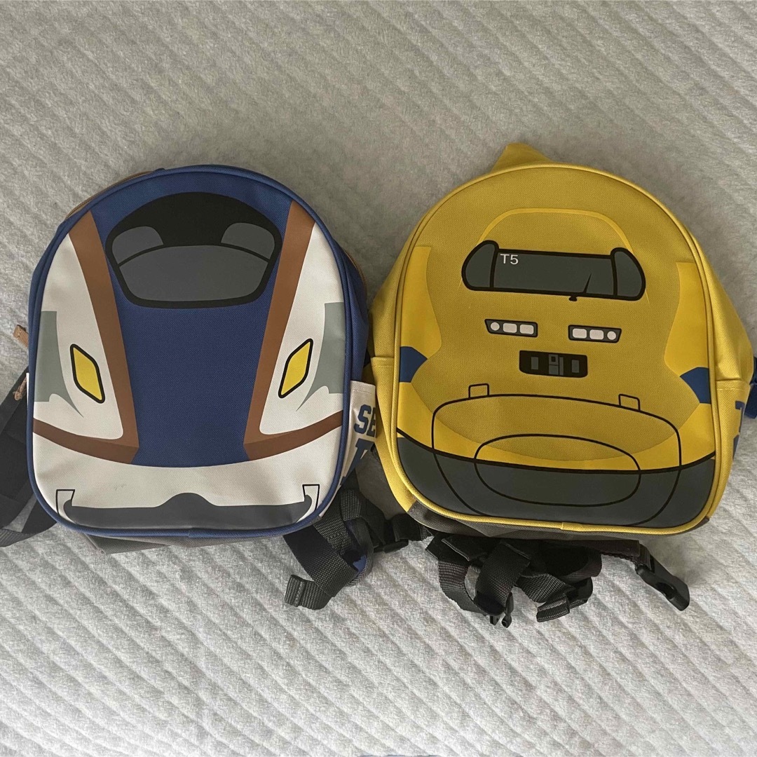 電車リュック2点セット キッズ/ベビー/マタニティのこども用バッグ(リュックサック)の商品写真