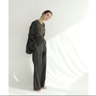 louren high waist straight pants Sサイズ(カジュアルパンツ)