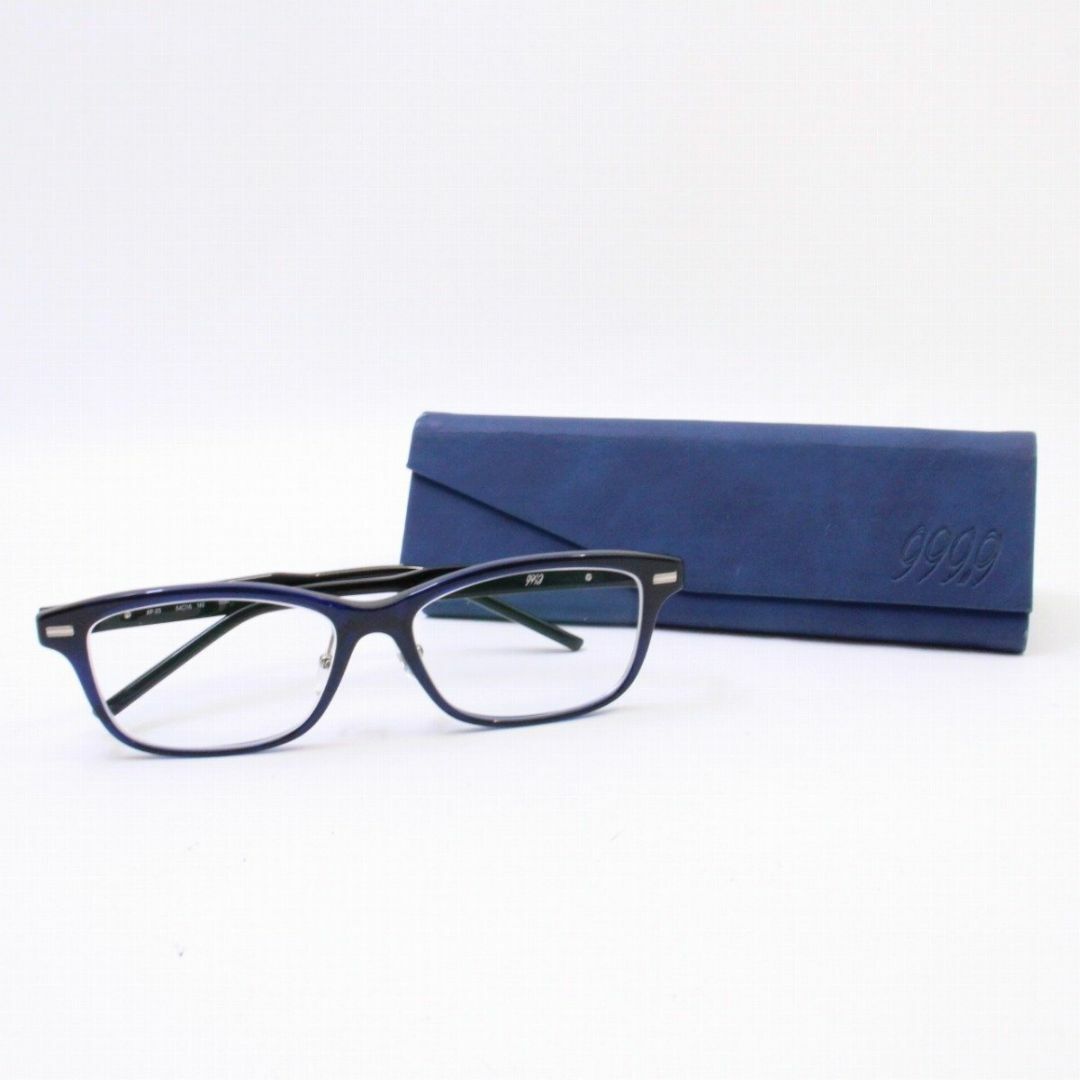 999.9(フォーナインズ)の999.9 フォーナインズ メガネフレーム AP-23 5090 ダーククリスタルブルー メンズのファッション小物(サングラス/メガネ)の商品写真