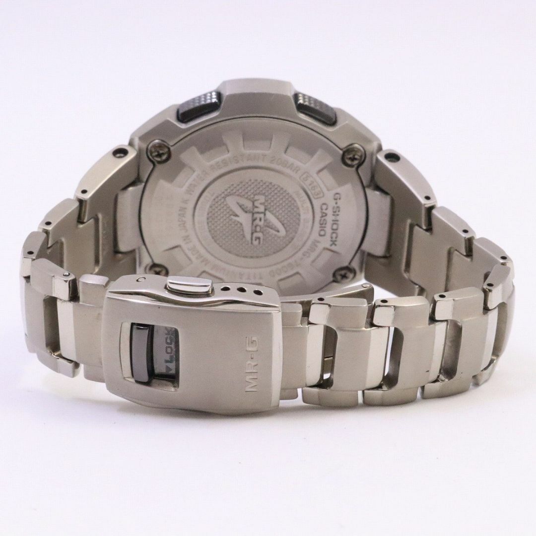 カシオ G-SHOCK MR-G ソーラー電波 アナデジモデル メンズ 腕時計 チタン グレー文字盤 MRG-7600D-1BJF