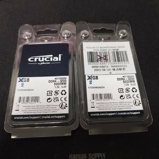 クルーシャル(crucial)の【ノートPC用】DDR4メモリ　16GB(PCパーツ)