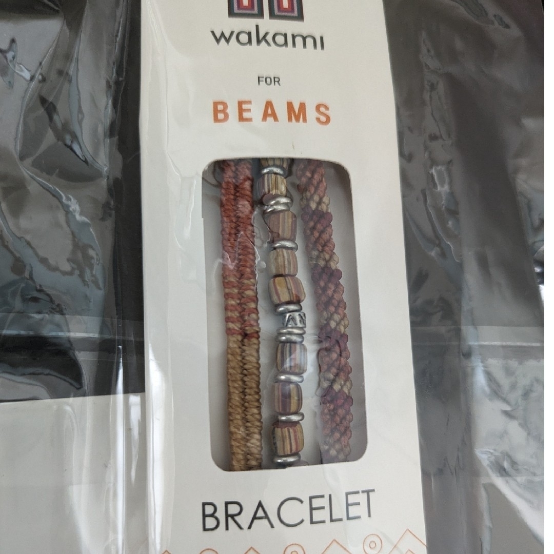 BEAMS(ビームス)のshoさん専用　WAKAMI for BEAMS ブレスレット Bracelet メンズのアクセサリー(ブレスレット)の商品写真