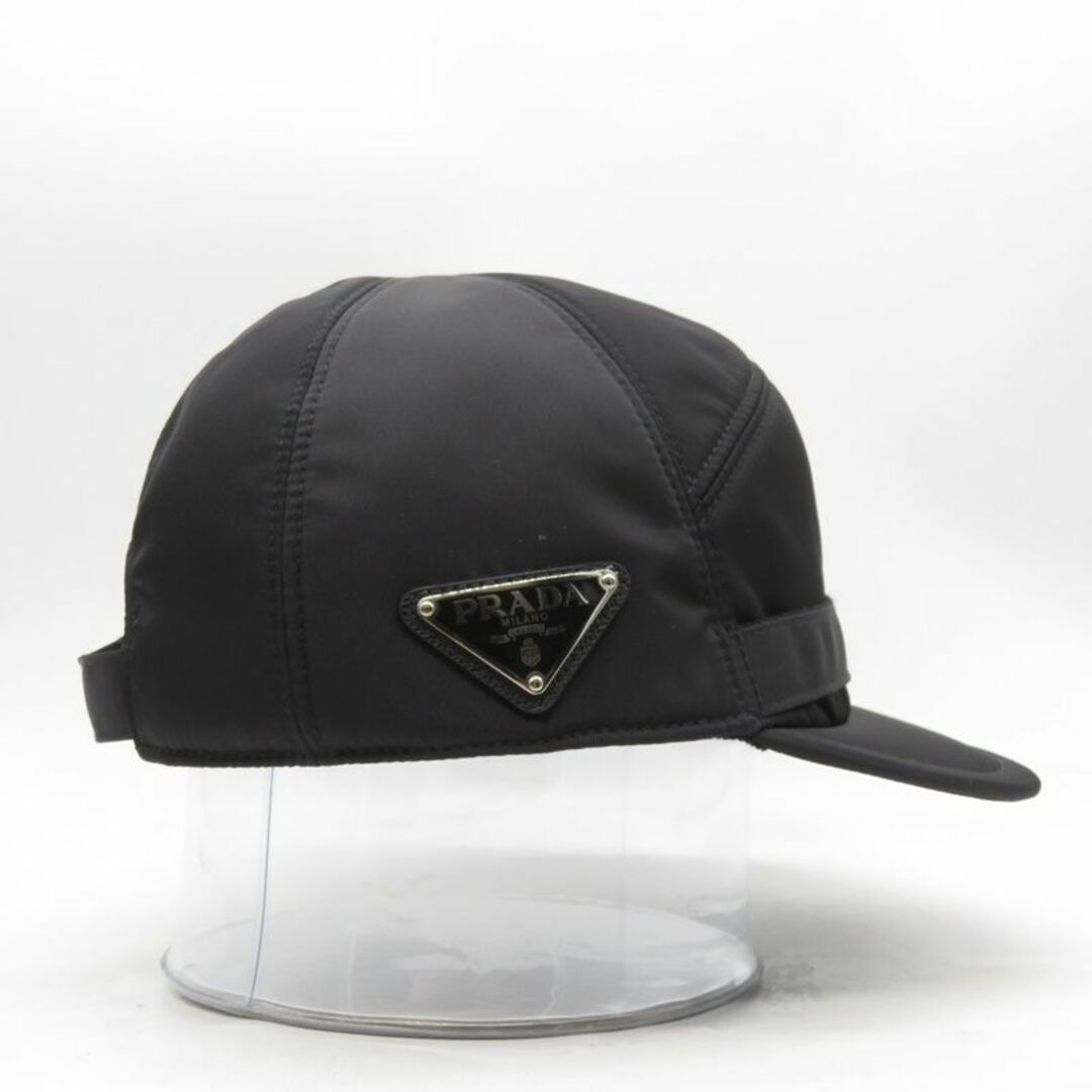 PRADA(プラダ)の PRADA NYLON JET CAP SIZE L BLACK メンズの帽子(キャップ)の商品写真