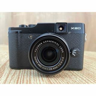 フジフイルム(富士フイルム)の【値下げ】"SDカード付き"FUJI FILM X X20 BLACK(コンパクトデジタルカメラ)