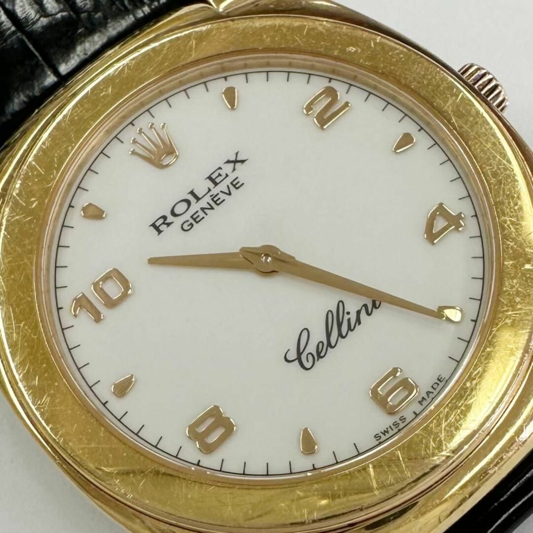 ROLEX ロレックス 5330/5 Cellini チェリーニ ダナオス ピンクゴールド PG ホワイト 手巻き式 J51113