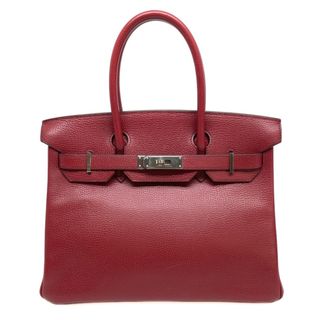 エルメス(Hermes)のエルメス バーキン30 ヴァッシュリエジェ トートバッグ レッド(トートバッグ)